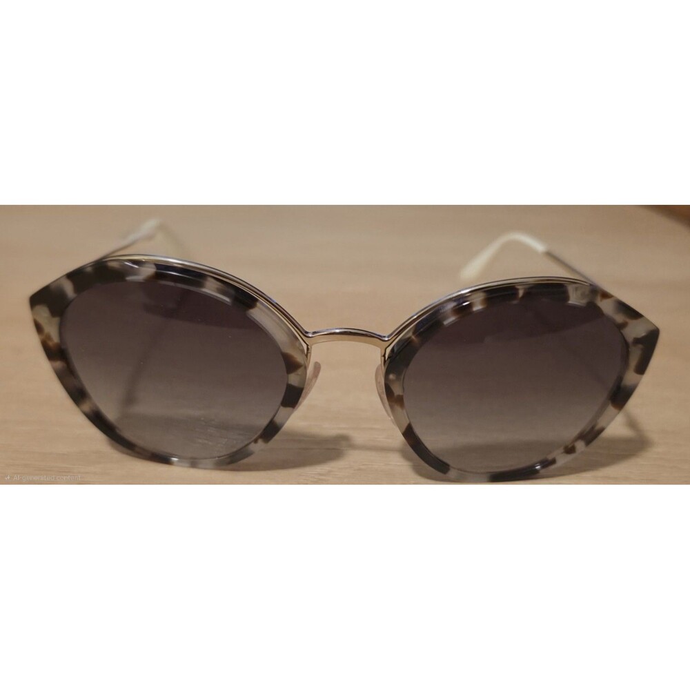 Prada SPR 18U UAO-5O0 59-24 140 Tortoise Brown Gradient Sunglasses w/ Case Cloth - Picture 2 of 6